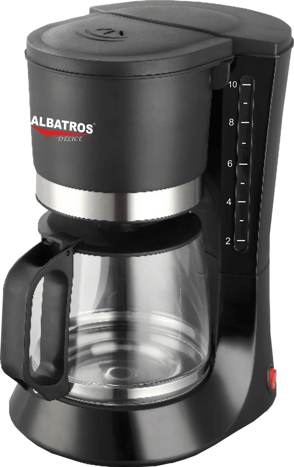 Filterkaffemaskine med kande, 680W, 1,2 L, 8-10 kopper