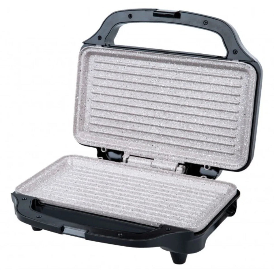 3-i-1 Sandwichmaskine, Brødrister, Kontaktgrill, 900W, Non-stick