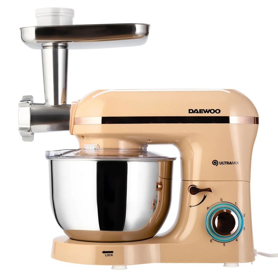 2-i-1 Foodprocessor/Røremaskine, 2000W, 5,5 L, 6 hastigheder