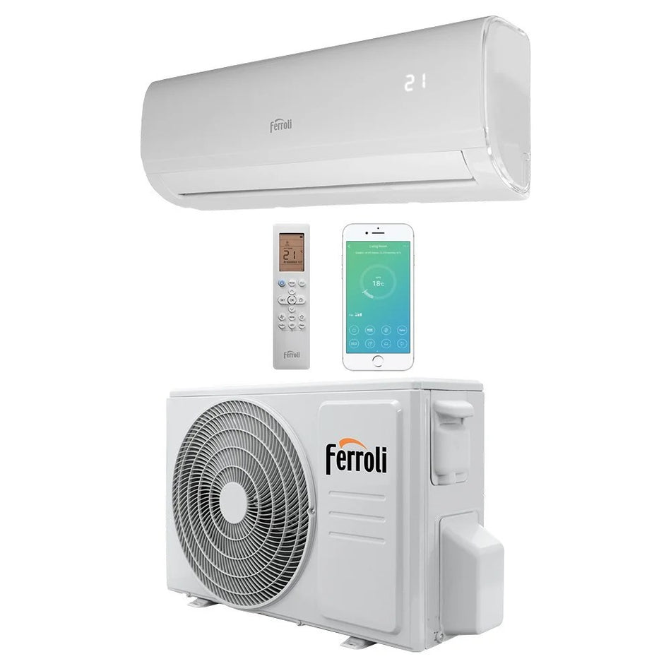 Ferroli Giada S monosplit klimaanlæg, 9000 BTU, A++, Wi-fi