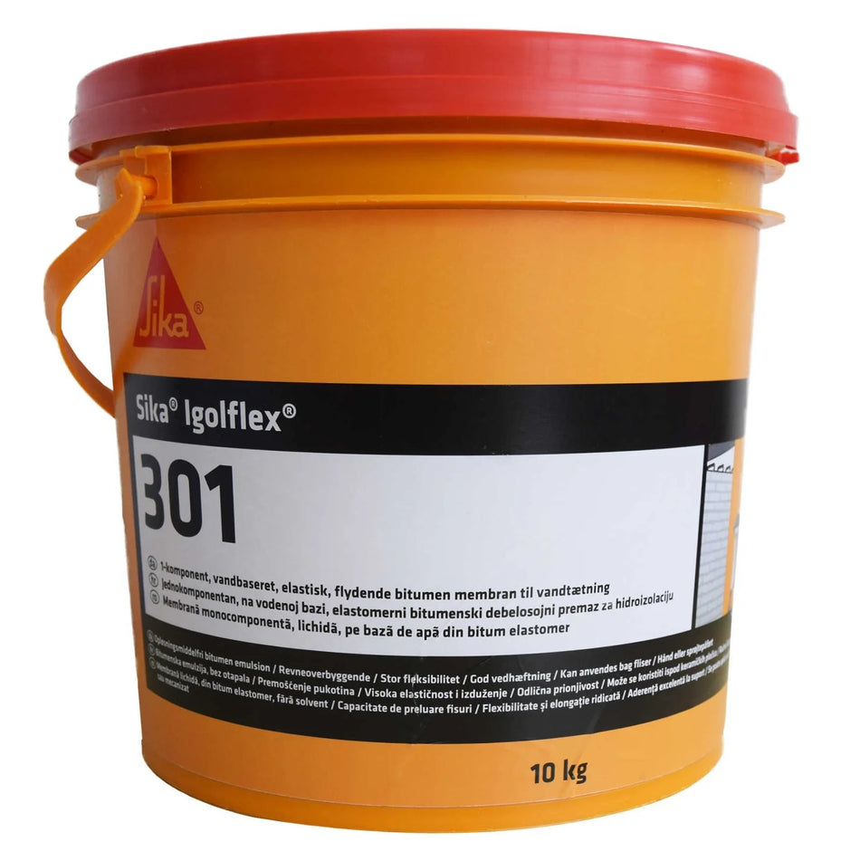 Væskemembran Sika Igoflex 301, sort, 10 kg