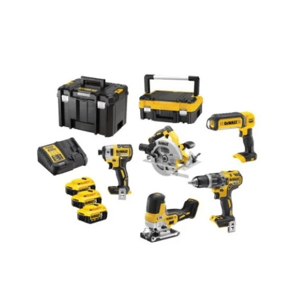 DEWALT 18V DCD796DCF887, Sæt med 5