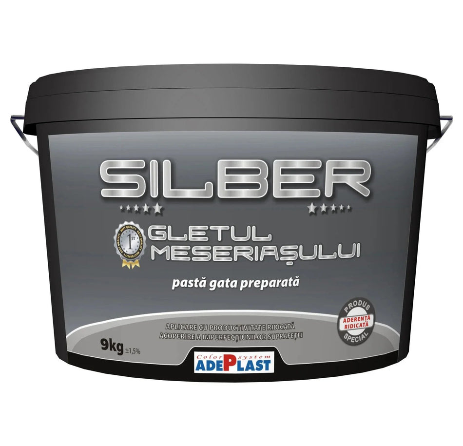 Adeplast Silber spartel, Baseret på kunstharpiks, Interiør, 9 kg