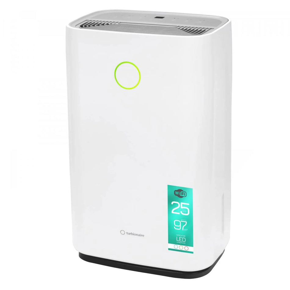 Rumaffugter, Elektrisk, Turbionaire Senso 25 Wi-Fi, 25 l/24 timer, 4 L tank