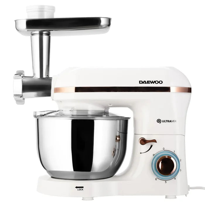 2-i-1 Foodprocessor/Røremaskine, 2000W, 5,5 L, 6 hastigheder