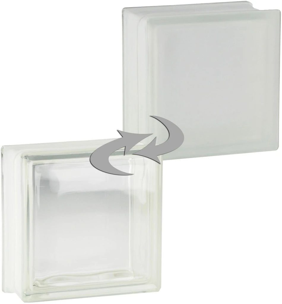 Fuchs glasbyggesten Clearview, 1-side satin, 19x19x8 cm