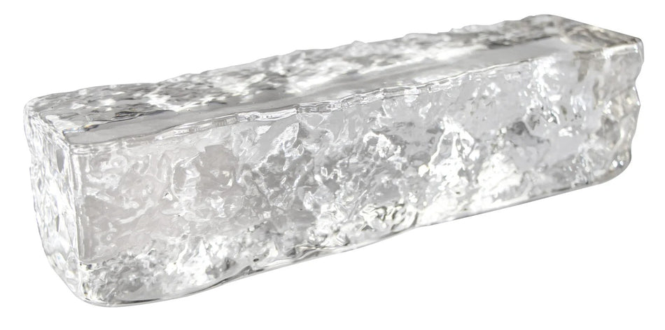 Fuchs Crystal glasbyggesten Ice skinnende, 20x5x5 cm