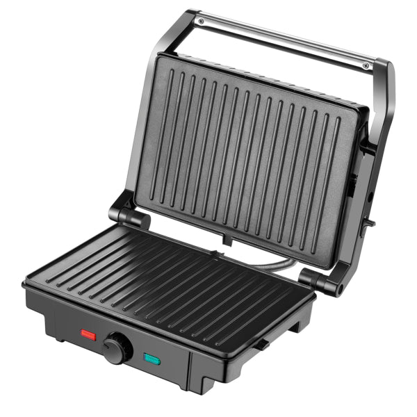 Elektrisk Paninigrill, 1500W, Non-stick kontaktgrill