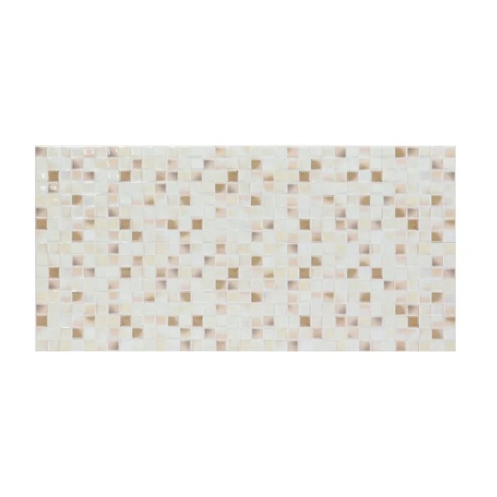 Badeværelse / køkken flise Trend Beige, 25 x 50 cm, blank, beige, mosaik look, 1,5 m2/pakke