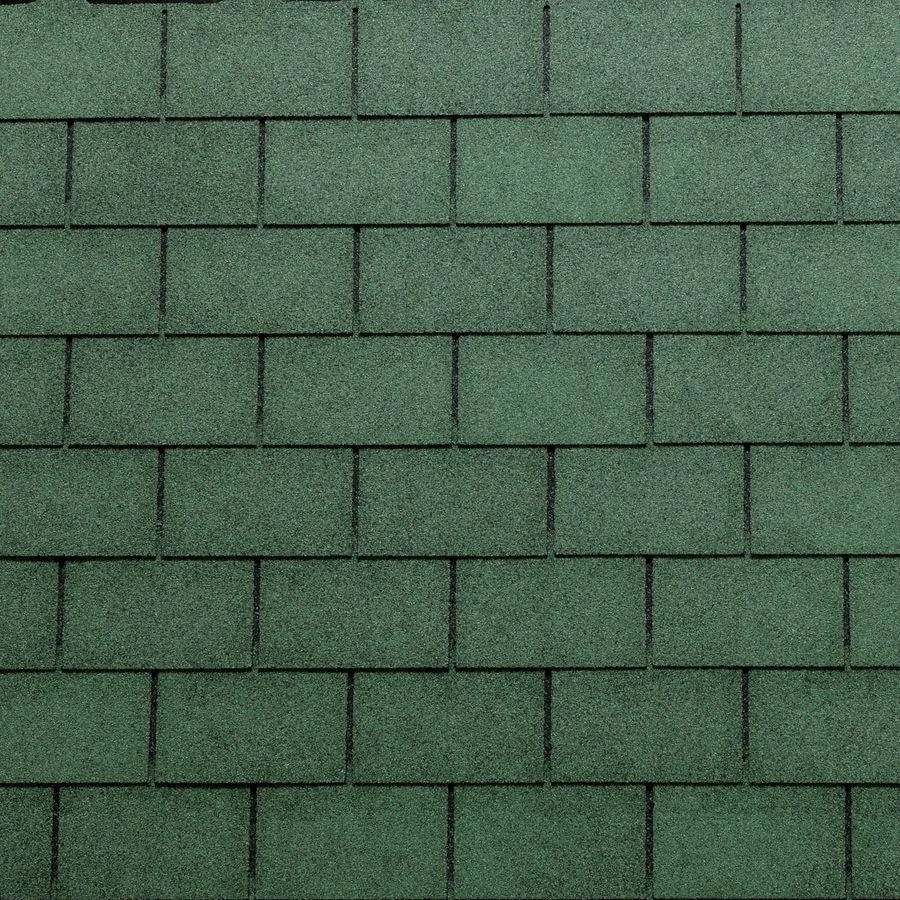 Bituminøse Shingles Tagpap, Tegola, Rektangulær, 2,32 m²/pakke, Grøn