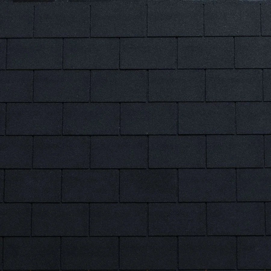 Bituminøse Shingles Tagpap, Tegola, Rektangulær, 3,05 m²/pakke, Sort