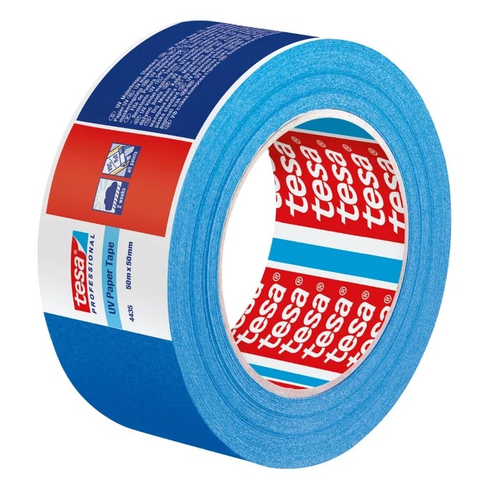 Malertape tesa 4435, blå, udvendig, UV-bestandig, 50 mm