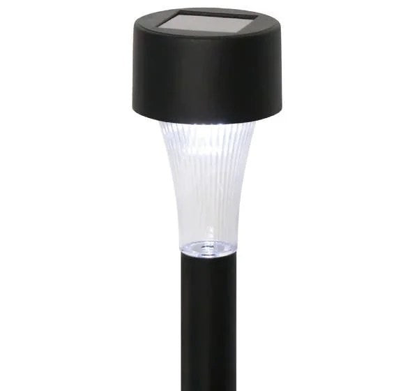 LED-solcellelampe, Plastik, Sort, 1 stk, 0,06 W