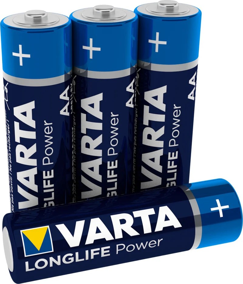 Varta Sæt med 4 AA alkaliske batterier