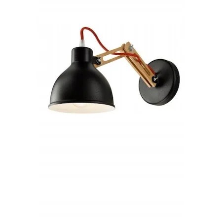 Væglampe Aplica Loft Marcello, LED, E27, Sort