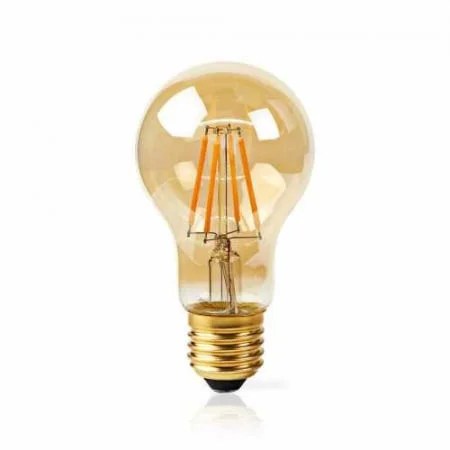 Smart filament LED-pære, WiFi, E27, 5W og 500 lm