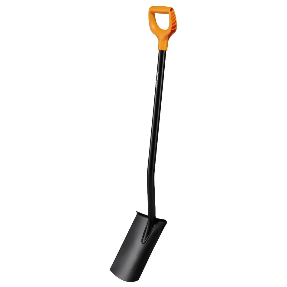 Spade Fiskars Solid, Rund/Stål/Skaft, 117 cm