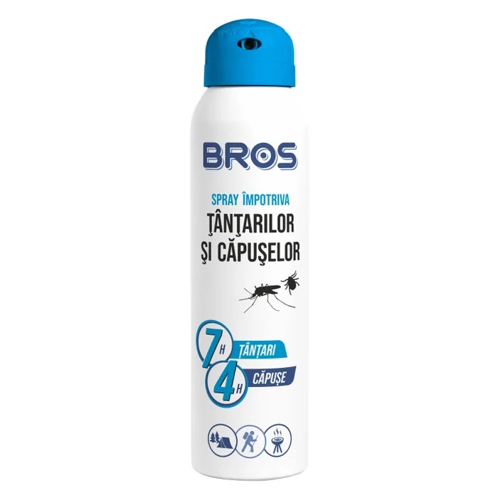 Aerosol spray mod myg og flåter Bros 130, 90 ml