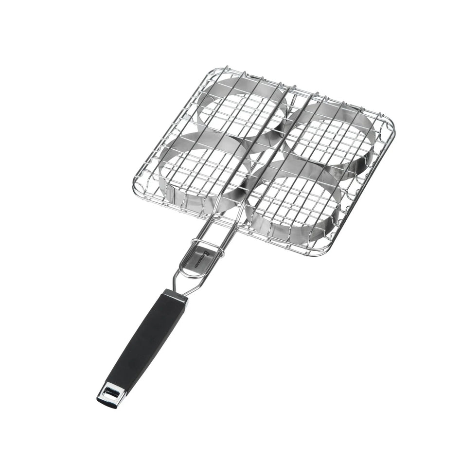 Hamburgergrill Landmann Pure 15400 i rustfrit stål og plastik, 57 x 26 cm