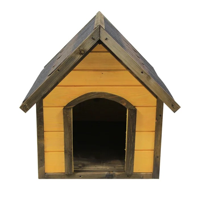 Hundehus til mellemstore hunde, Premium Laur, Træ, 77,5x62,5x84 cm