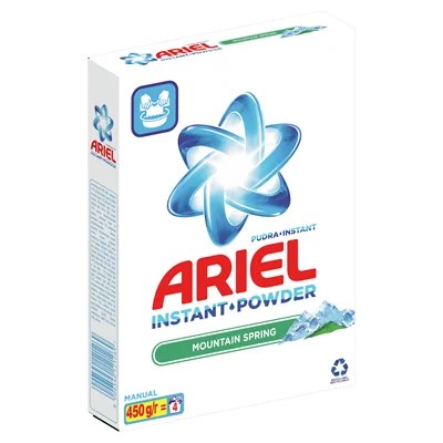 Ariel Mountain Spring Detergent Manuelt Pulver 450G