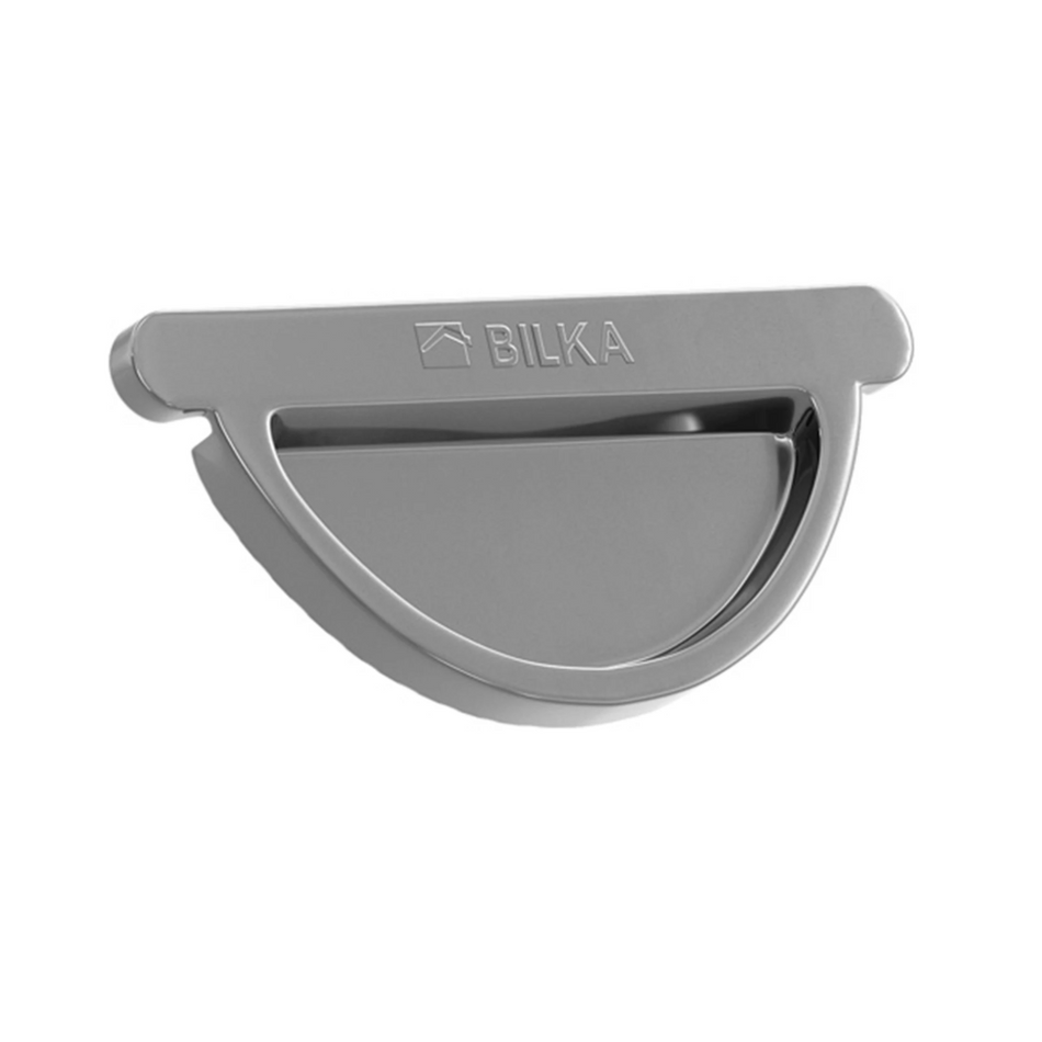 Endebund til tagrende, BILKA, D125/150 mm, Blank/Magnelis/Mat (6)