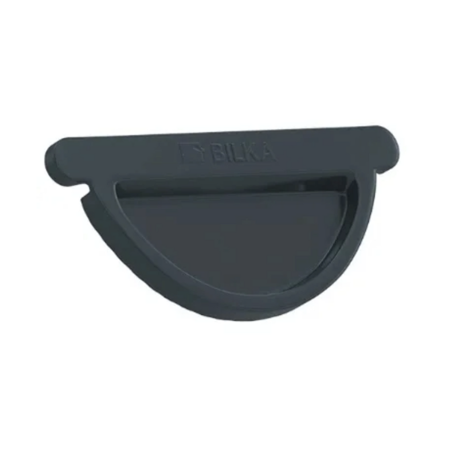 Endebund til tagrende, BILKA, D125/150 mm, Blank/Magnelis/Mat (6)