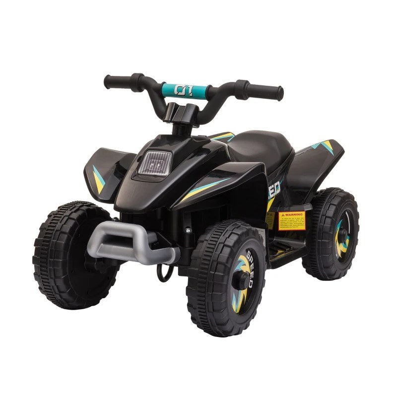 Homcom Elektrisk ATV til børn 6V Hastighed 2,8-4,6 km/t Alder 3-5 år, Sort