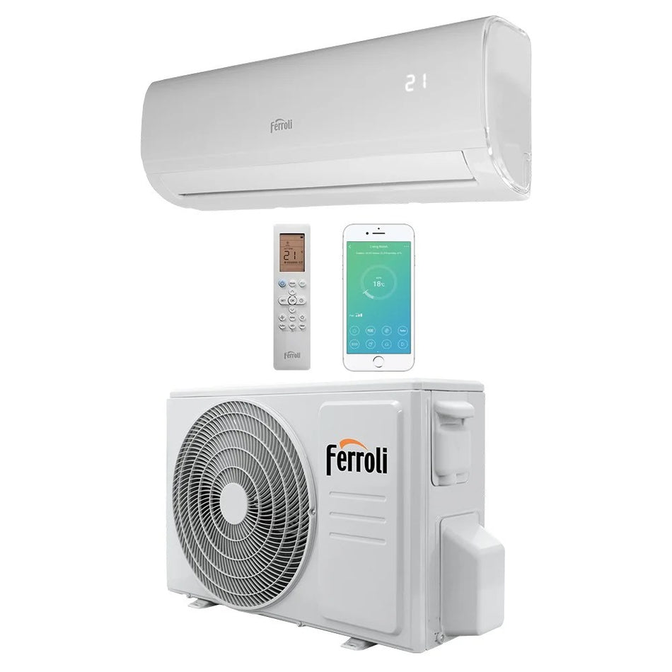 Ferroli Giada S monosplit klimaanlæg, 18000 BTU, A++, Wi-fi