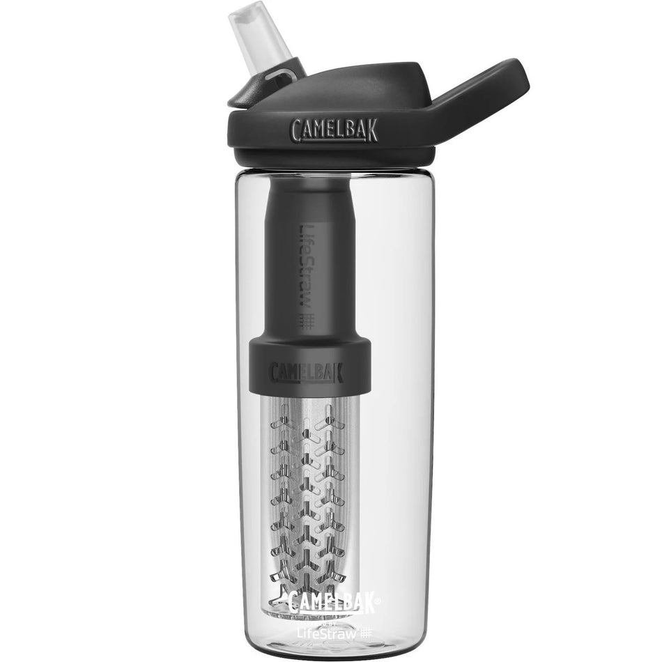 Flaske Camelbak Eddy® + filtreret af LifeStraw® med Tritan™ Renew, Gennemsigtig