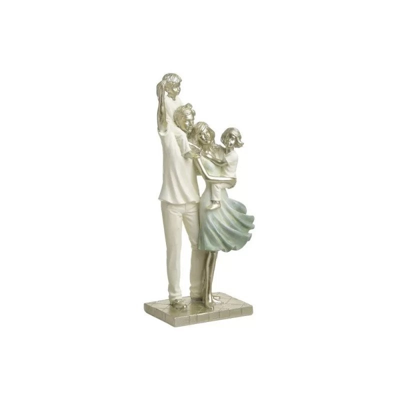 Harpiks figur familie, 14x30 cm