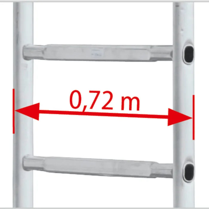 Aluminium stilladskomponent, AL 700 Modul 2