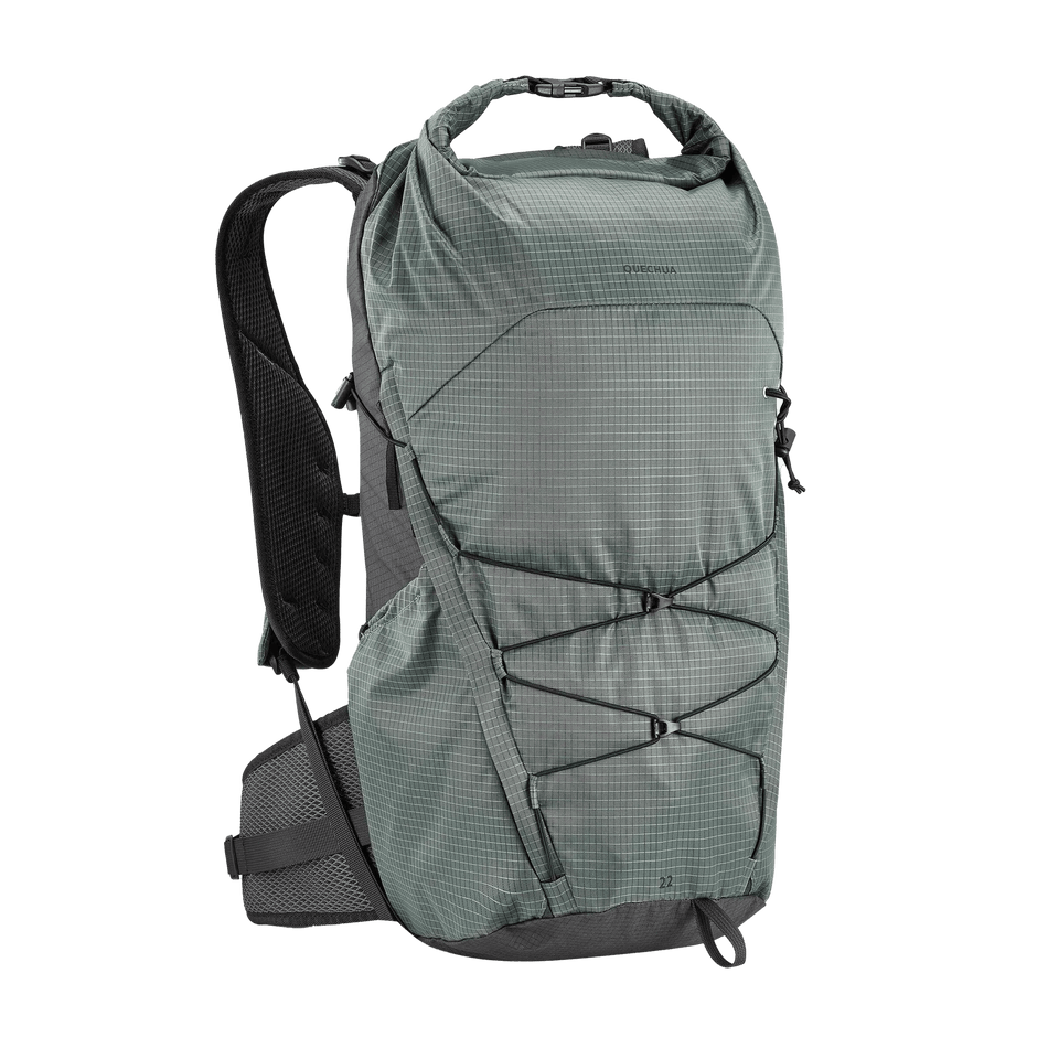 Vandrerygsæk Rolltop MH500 LIGHT 22L, Grøn