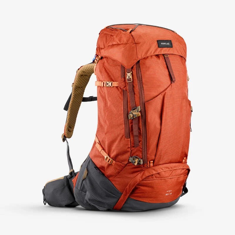 Mountain Trekking Rygsæk MT500 Air 60+10L, Herre, Orange